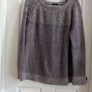 Heathered Purple Crew Neck Sweater